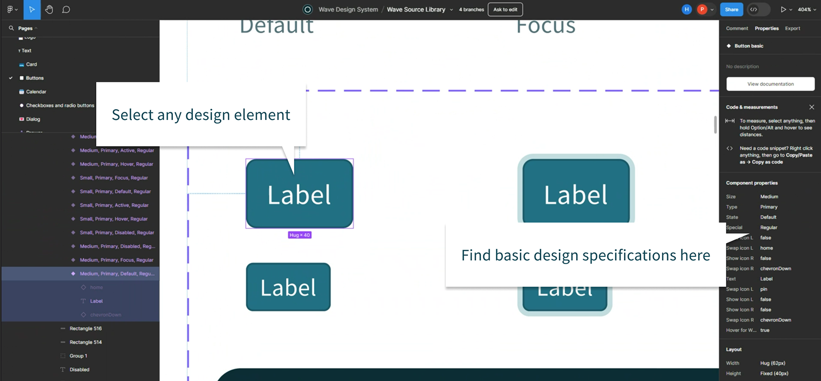 How to work with Figma - explanation screenshot